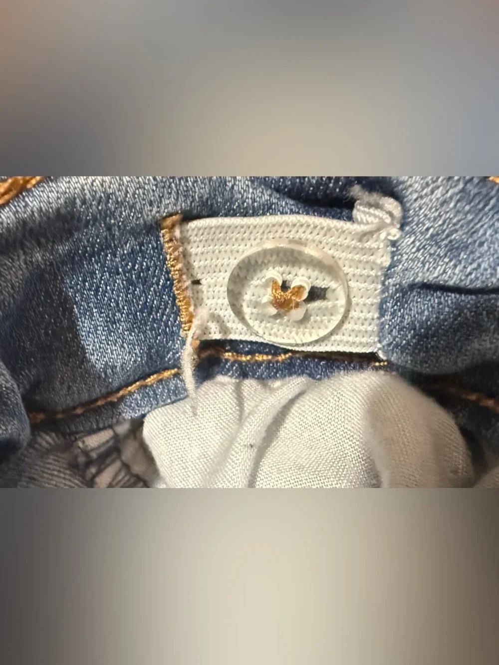 Revery Kids - Light Blue Kids Denim Jeans - Mid Rise Skinny - Picture 3 of 5